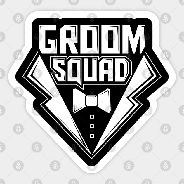 Groom Squad Bachelor Party for Groomsmen Sticker by ghsp